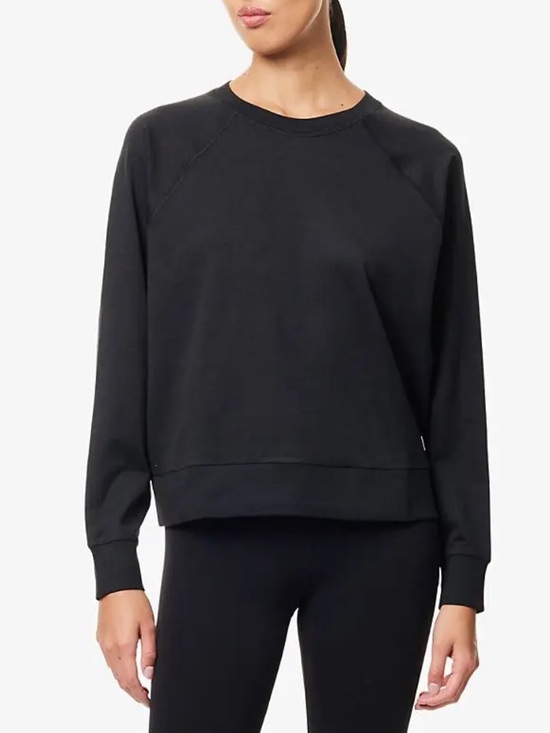 Vuori Sweaters - Vuori Halo Long-Sleeve Stretch-Jersey Sweatshirt